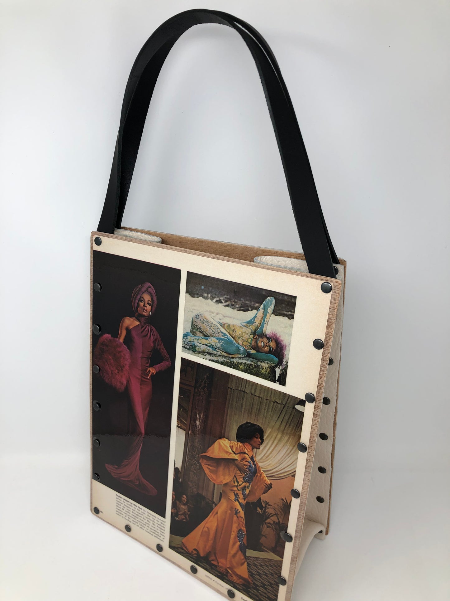 Vintage Graphics Tote Bag - Iconic Women Diana Ross Ebony October 1975