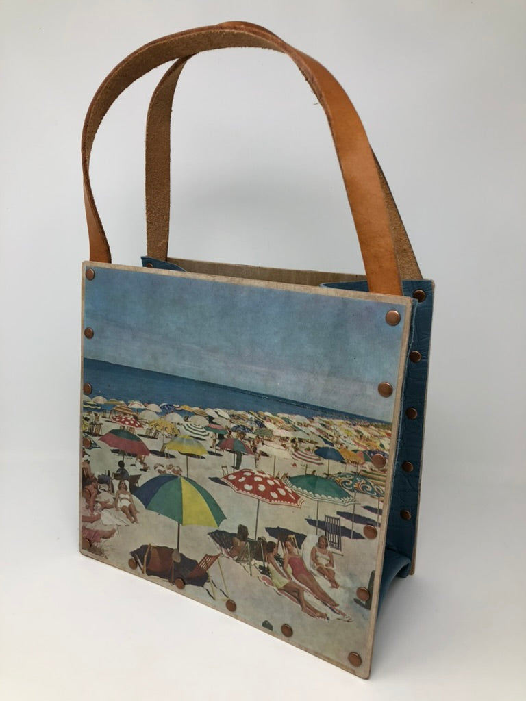Vintage Graphics Tote Bag - Beach Vibes Holiday 1948 Beach Days