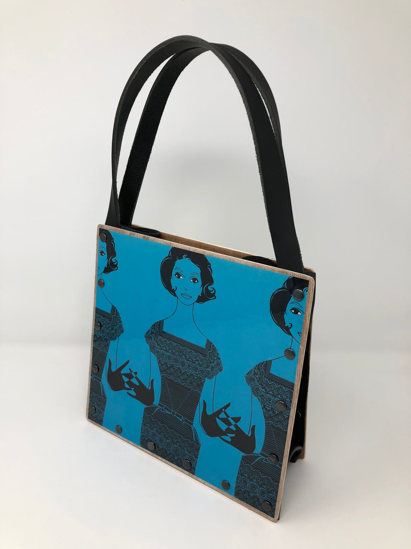 Vintage Graphics Handbag - De Soto Seville Ad from Vogue 1959