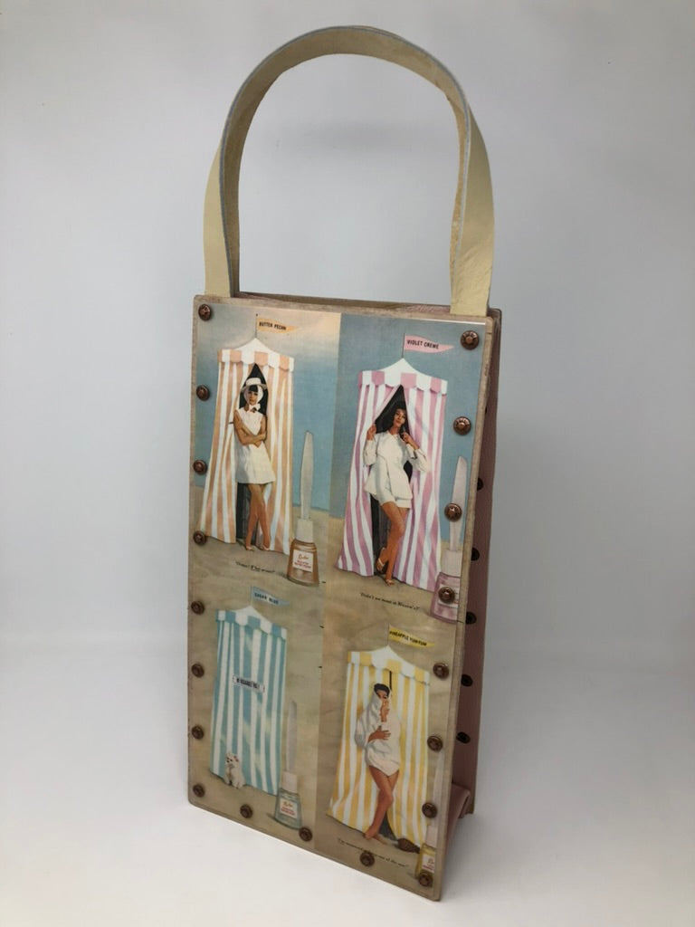 KB Vintage Wine Tote - Beach Vibes Revlon Polish 1960