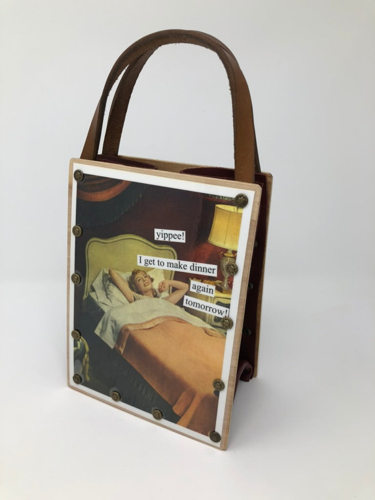 Vintage Modern Woman Handbag-Children