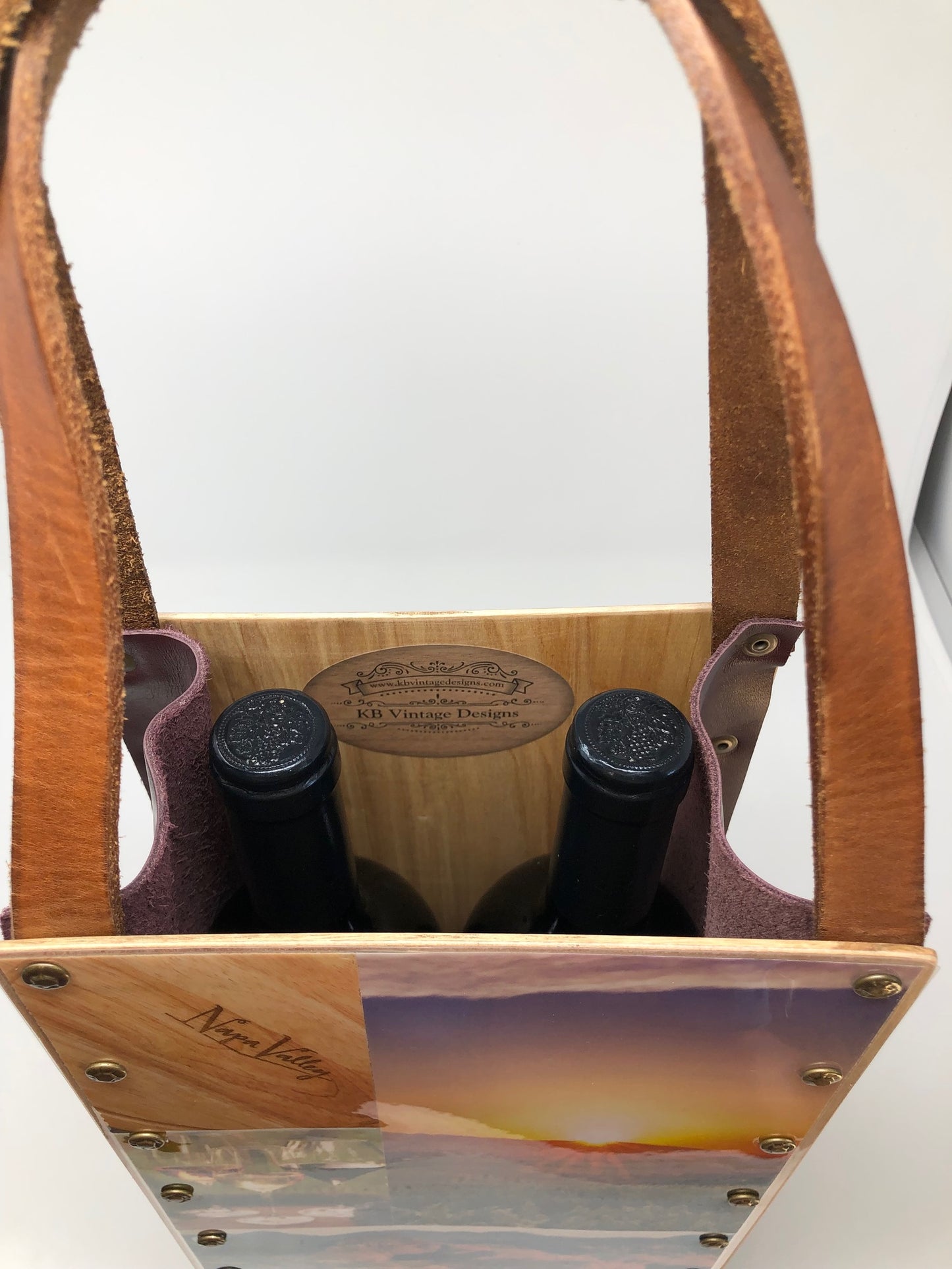 KB Vintage Wine Tote - Napa Valley AVA Map