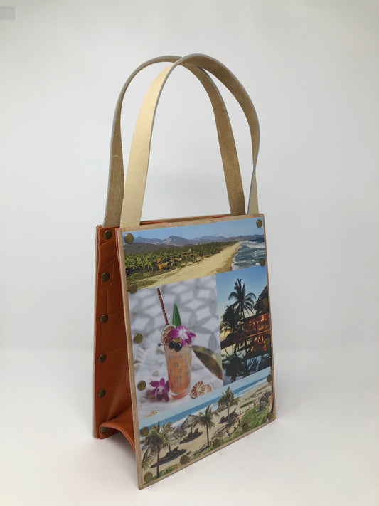 Custom KB Vintage Designs Purse - Mountain and Ocean Collage