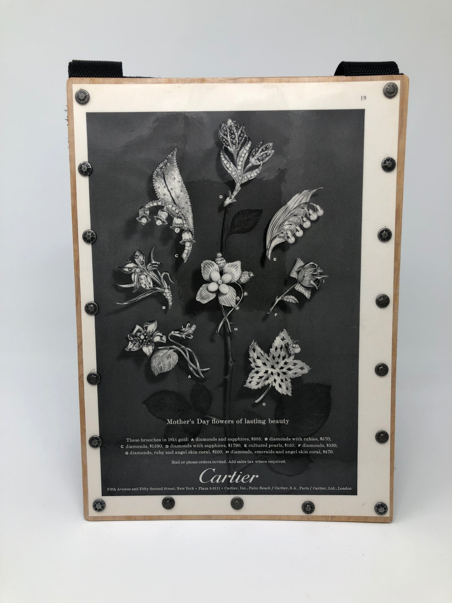 Vintage Graphics Magazine Purse - The New Yorker April 29, 1967