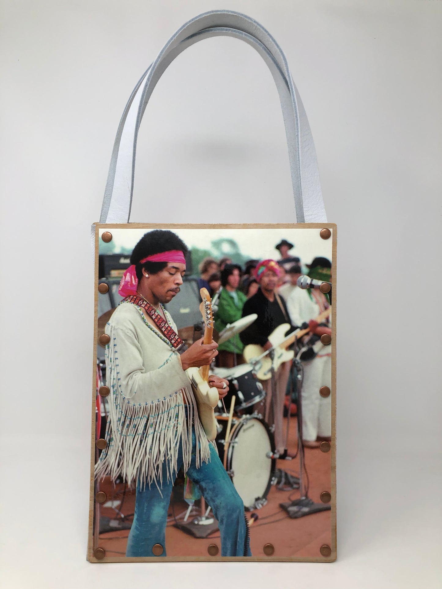 Vintage Graphics Magazine Purse - Woodstock Jimi Hendrix