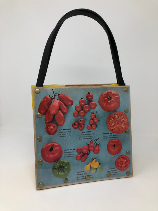 Vintage Graphics Handbag - Tomatoes Sunset 1960's