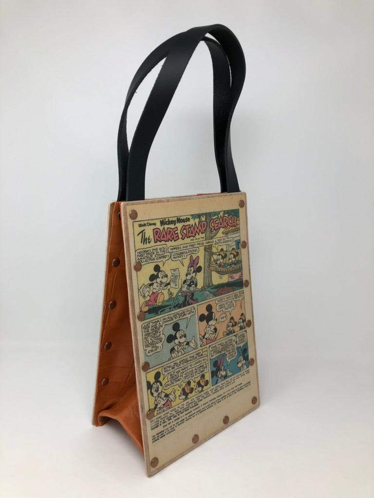 Vintage Gold Key Comic Book Purse - Disney themed Mickey Mouse June 1975