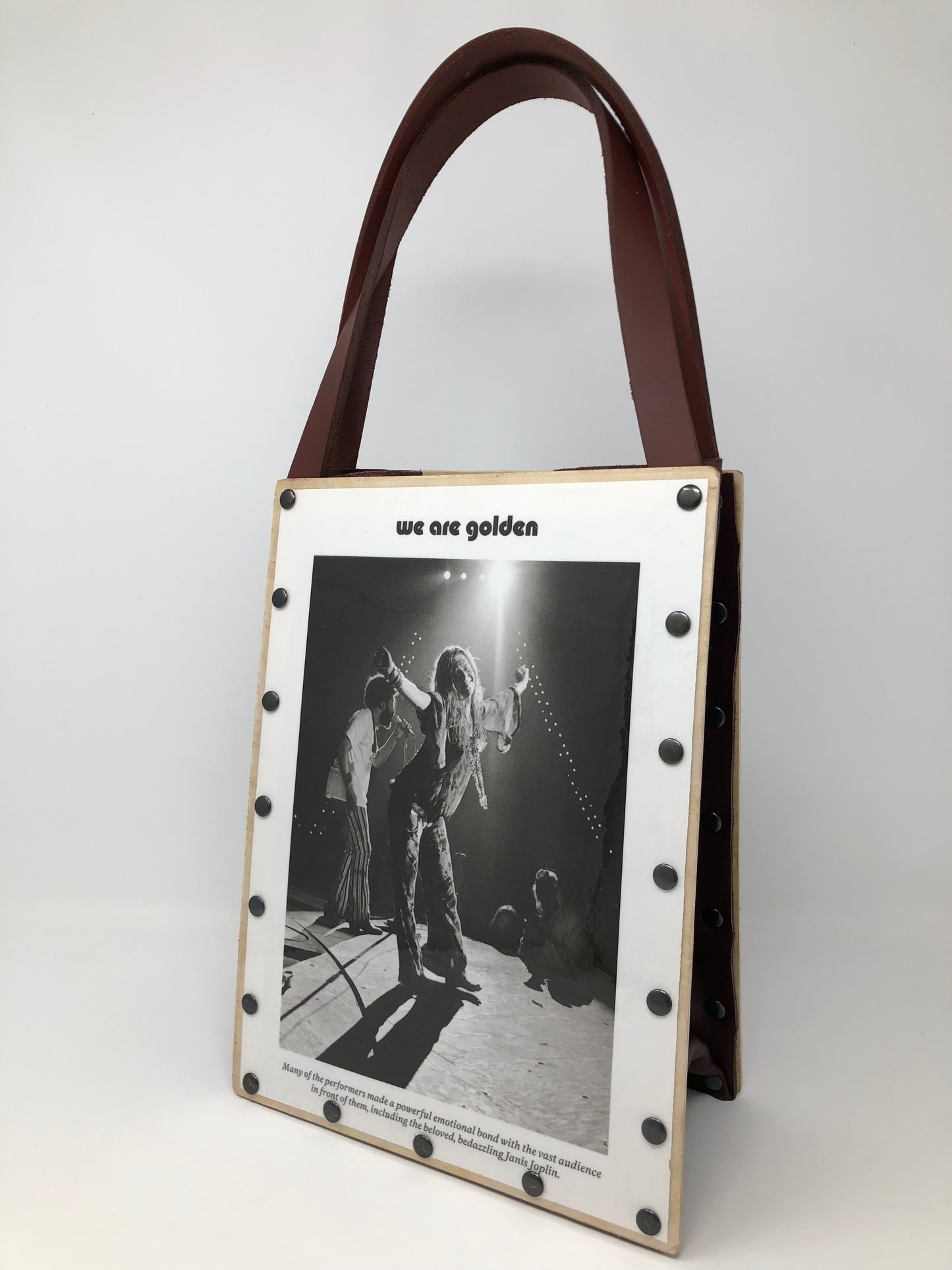 Vintage Graphics Magazine Purse - Woodstock Janis Joplin