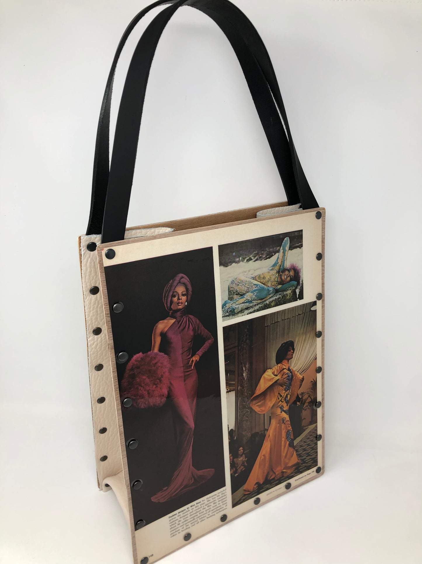Vintage Graphics Tote Bag - Iconic Women Diana Ross Ebony Magazine