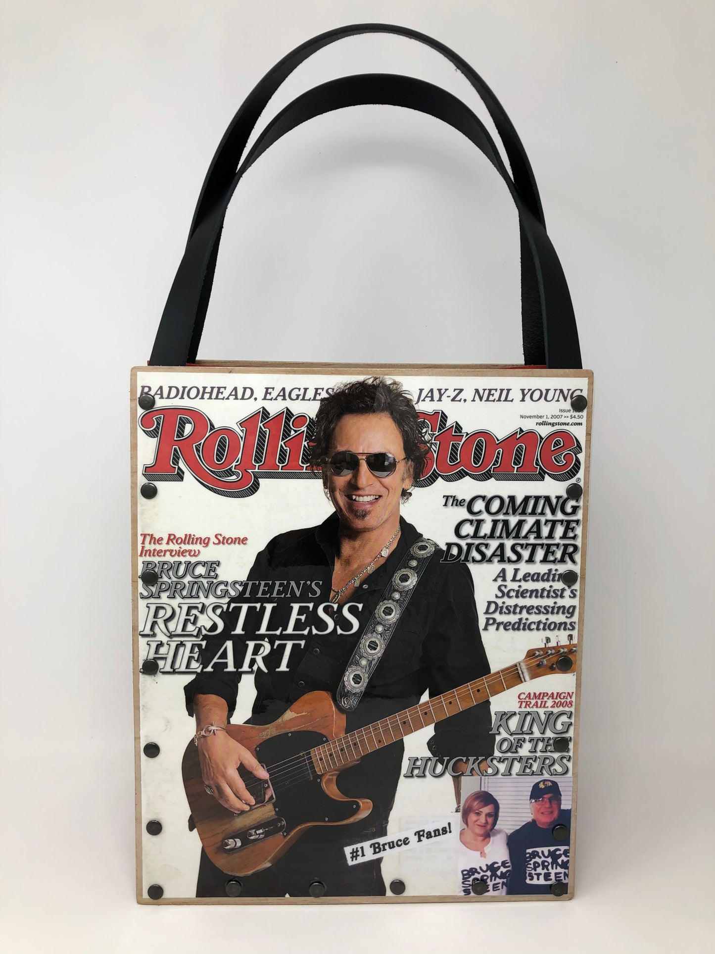 Custom KB Vintage Designs Tote - Springsteen & Grohl