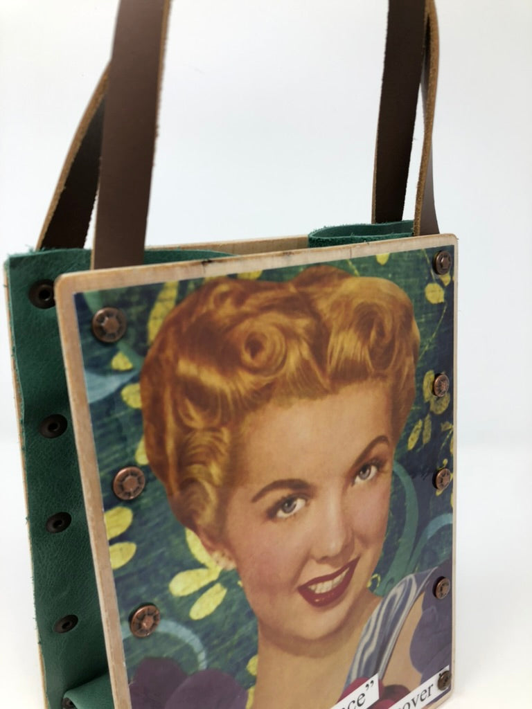 Vintage Modern Woman Handbag-High Maintenance/Wrinkles