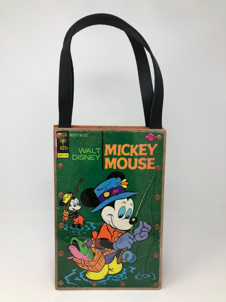 Vintage Gold Key Comic Book Purse - Disney themed Mickey Mouse June 1975