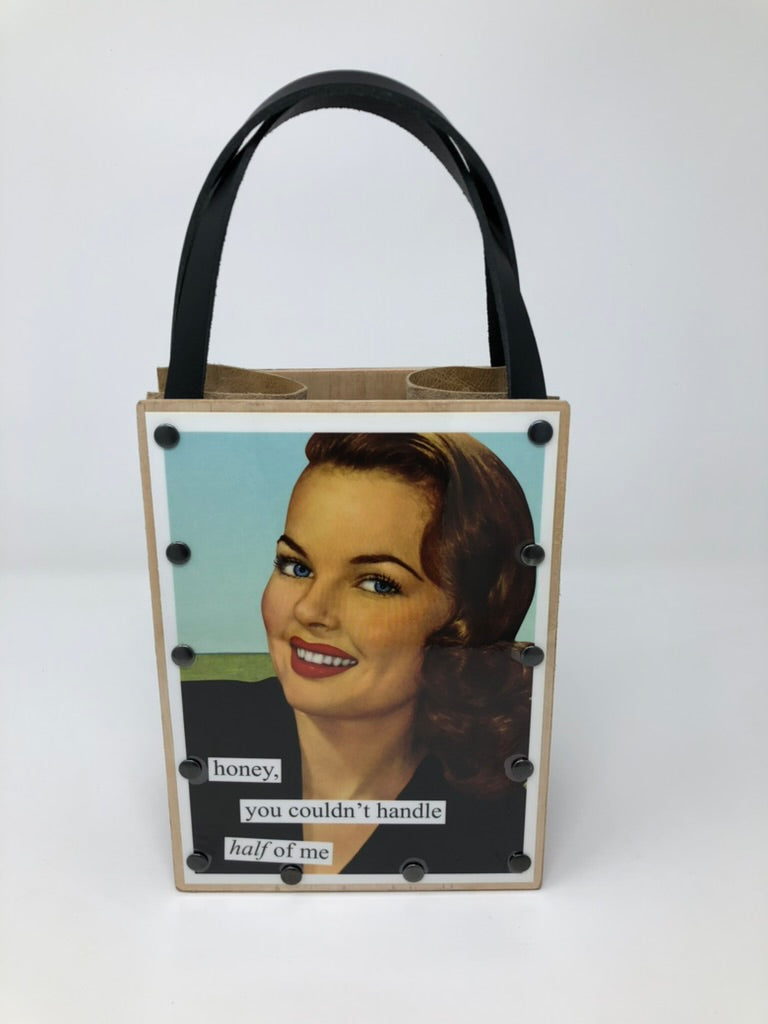 Vintage Modern Woman Handbag-Attitude