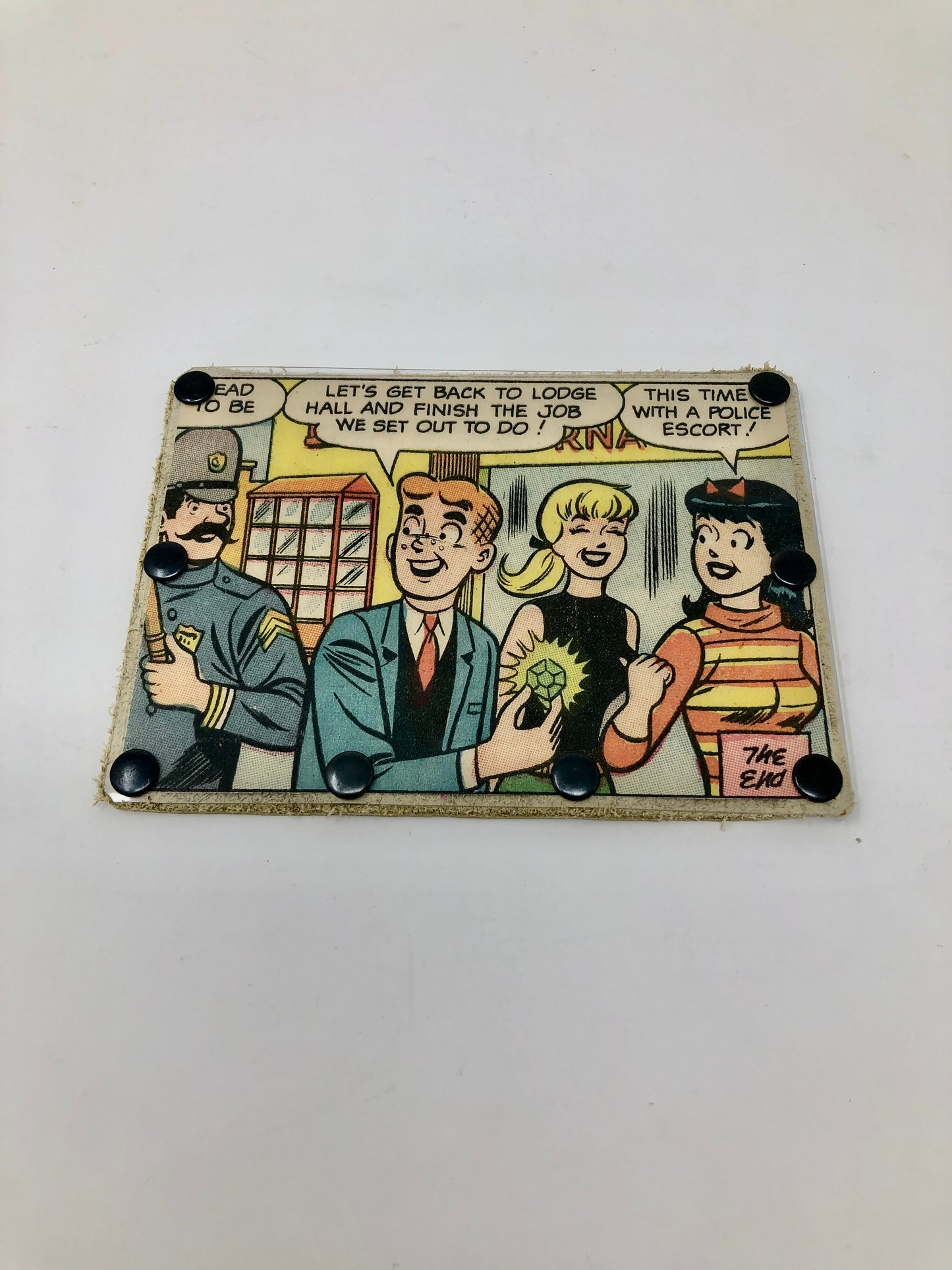 Vintage Comic Book Card Wallet -  Archie gets the gem!
