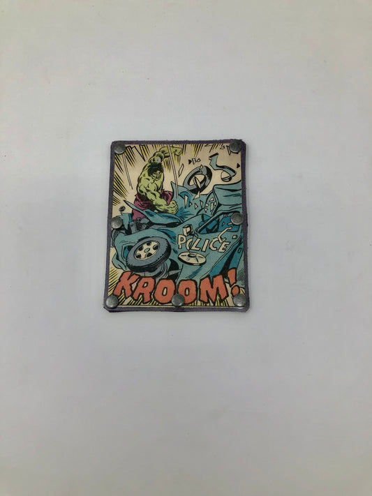 Vintage Comic Book Card Wallet -  Angry Hulk!