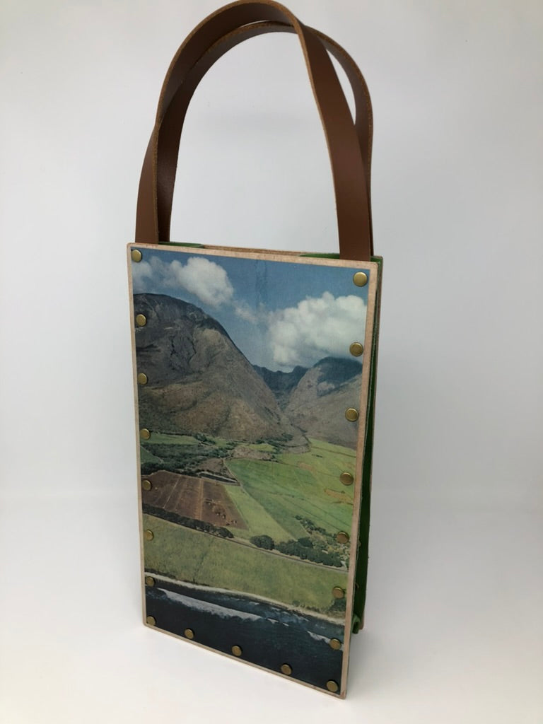 KB Vintage Wine Tote - Beach Vibes Maui 1960
