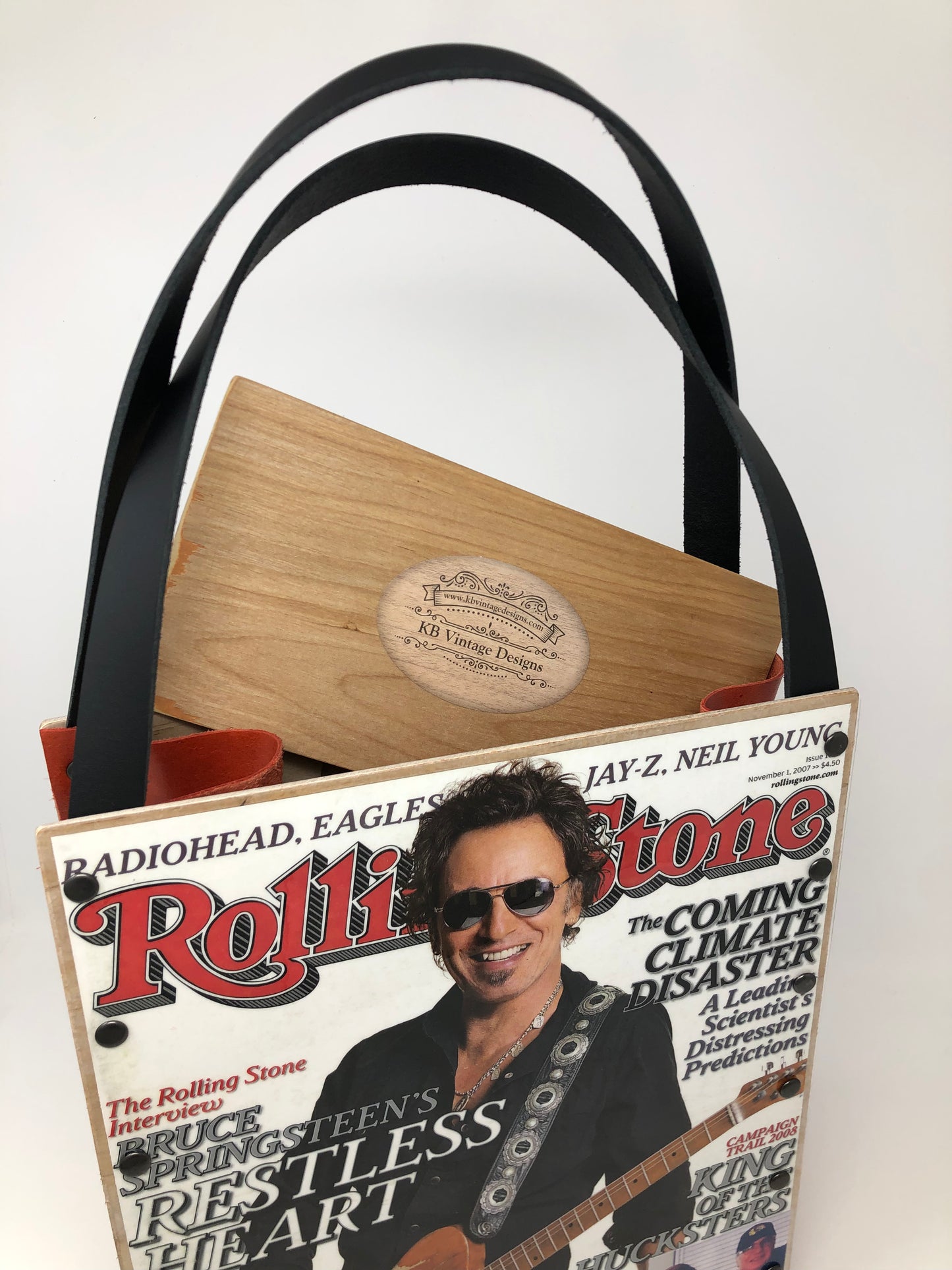 Custom KB Vintage Designs Tote - Springsteen & Grohl