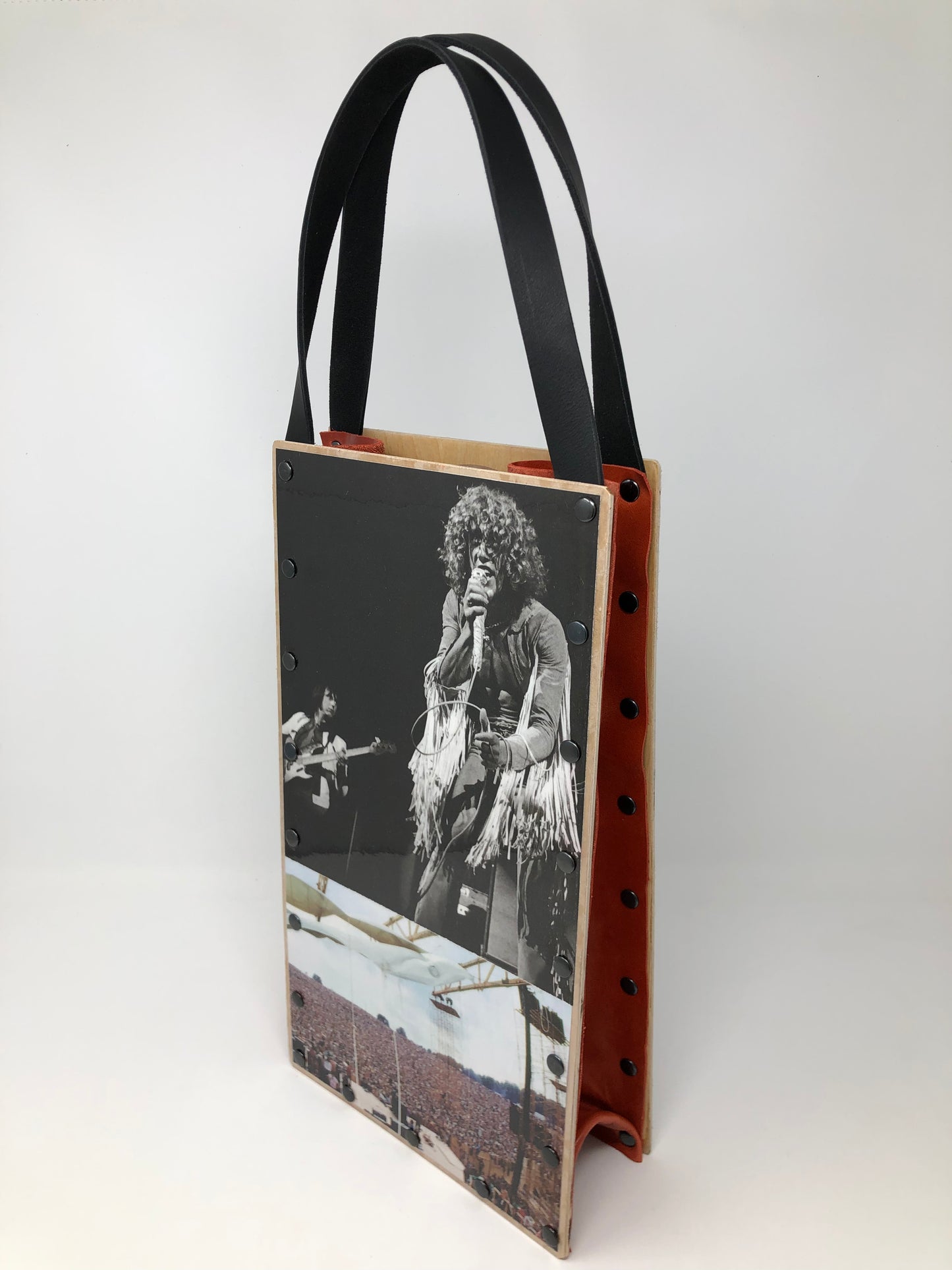 KB Vintage Wine Tote - Woodstock Roger Daltrey and Jerry Garcia