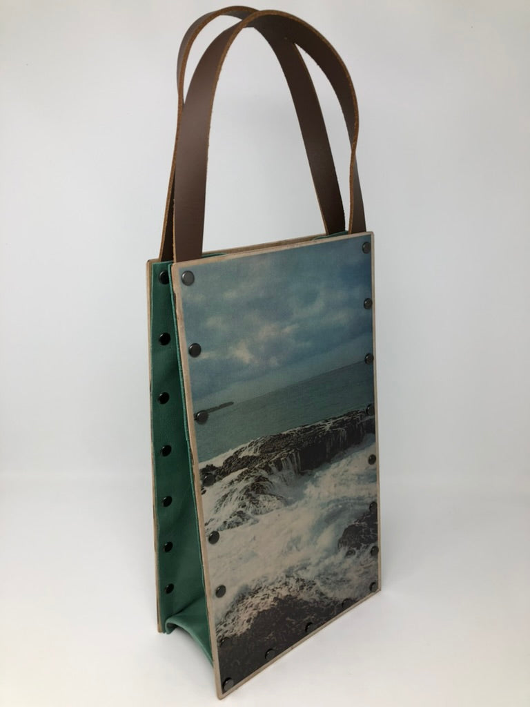 KB Vintage Wine Tote - Beach Vibes Net Fishing in Hawaii 1960