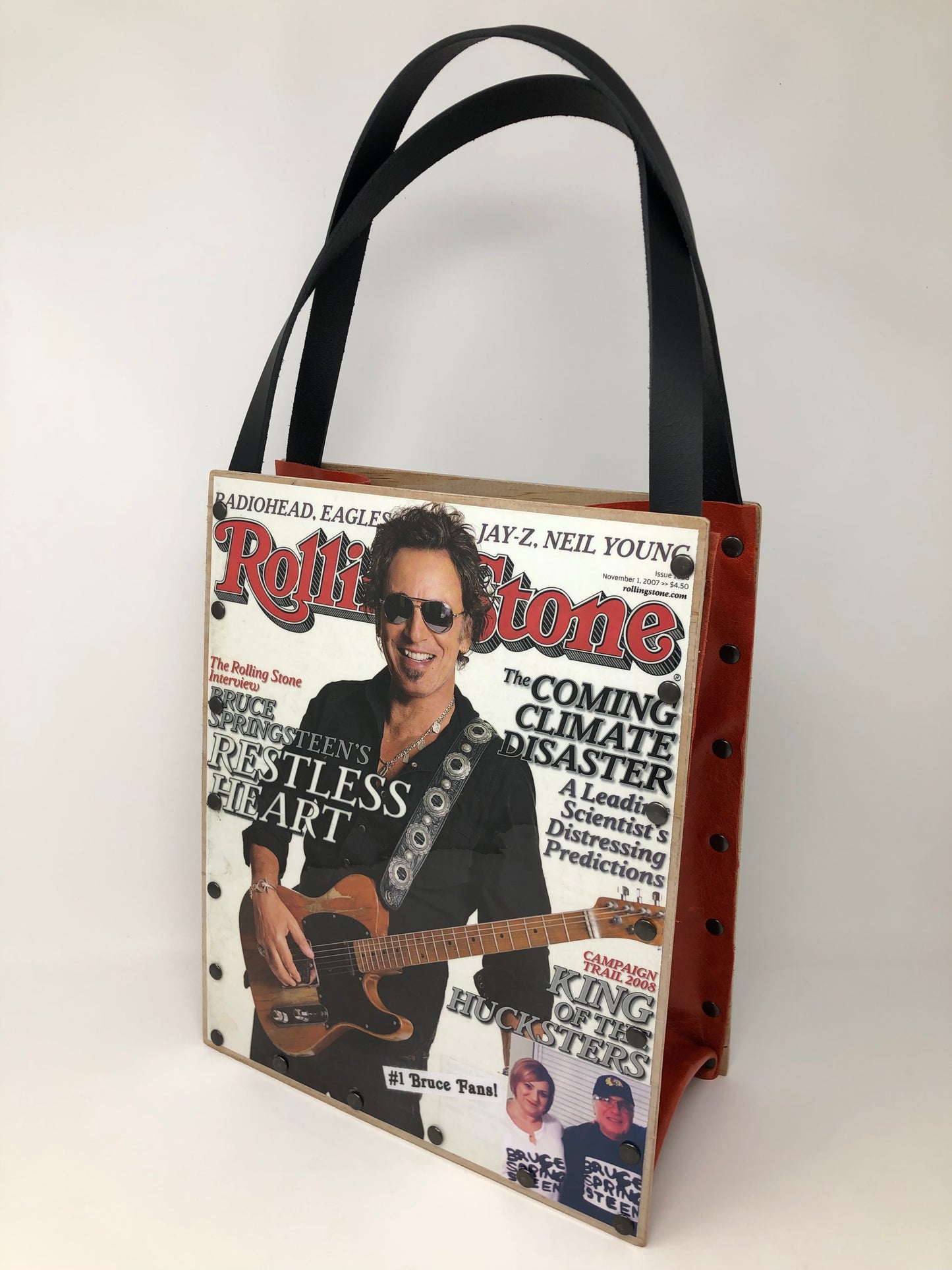 Custom KB Vintage Designs Tote - Springsteen & Grohl