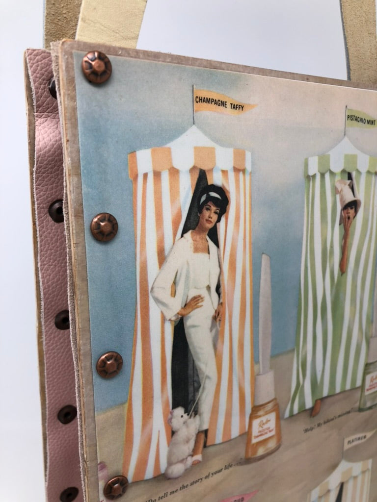 KB Vintage Wine Tote - Beach Vibes Revlon Polish 1960