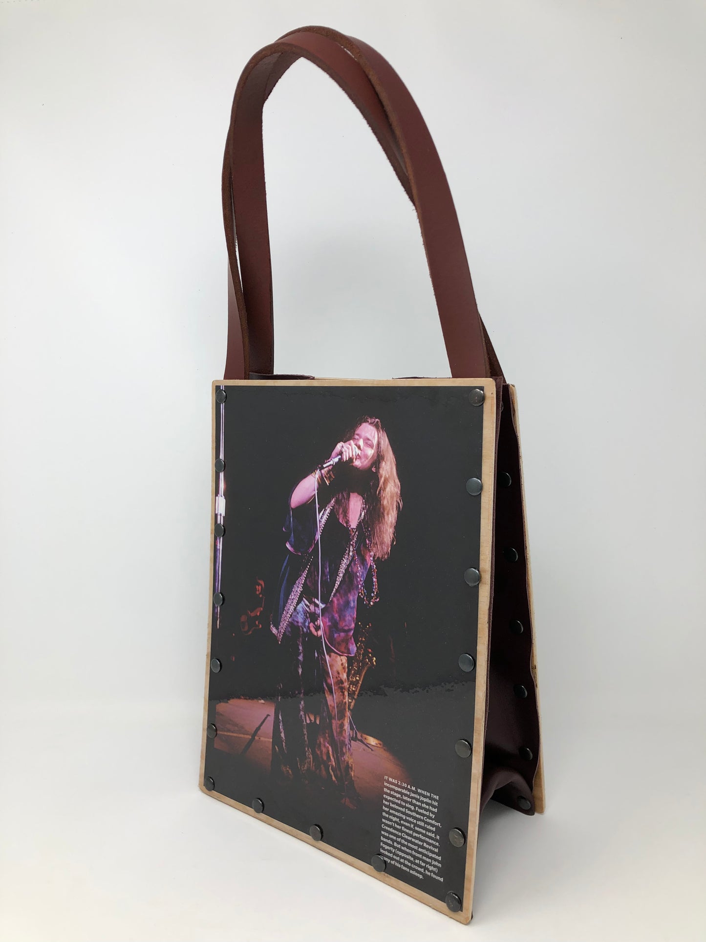 Vintage Graphics Magazine Purse - Woodstock Janis Joplin