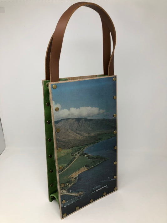 KB Vintage Wine Tote - Beach Vibes Maui 1960