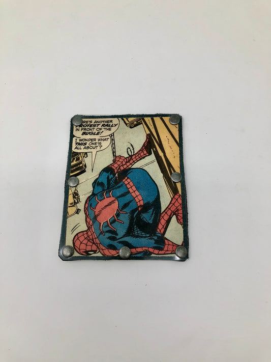 Vintage Comic Book Card Wallet -  Spider-Man Rally