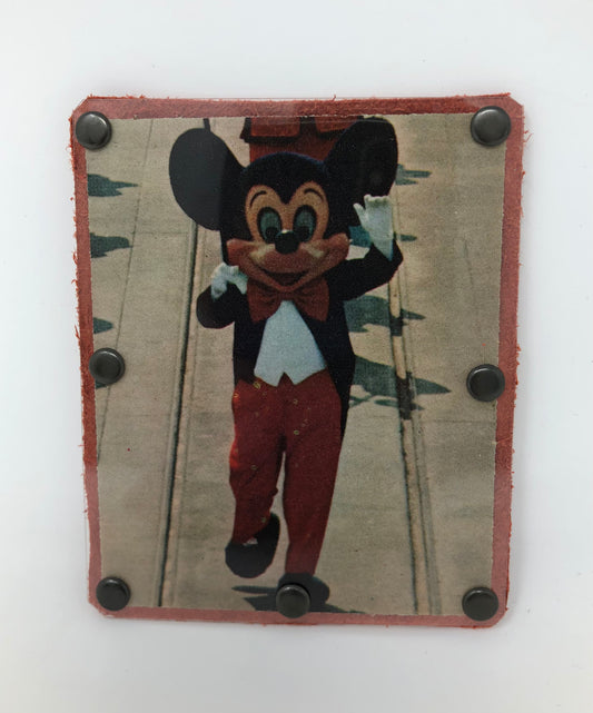 Vintage Comic Book Card Wallet -  Disney themed Mickey Mouse