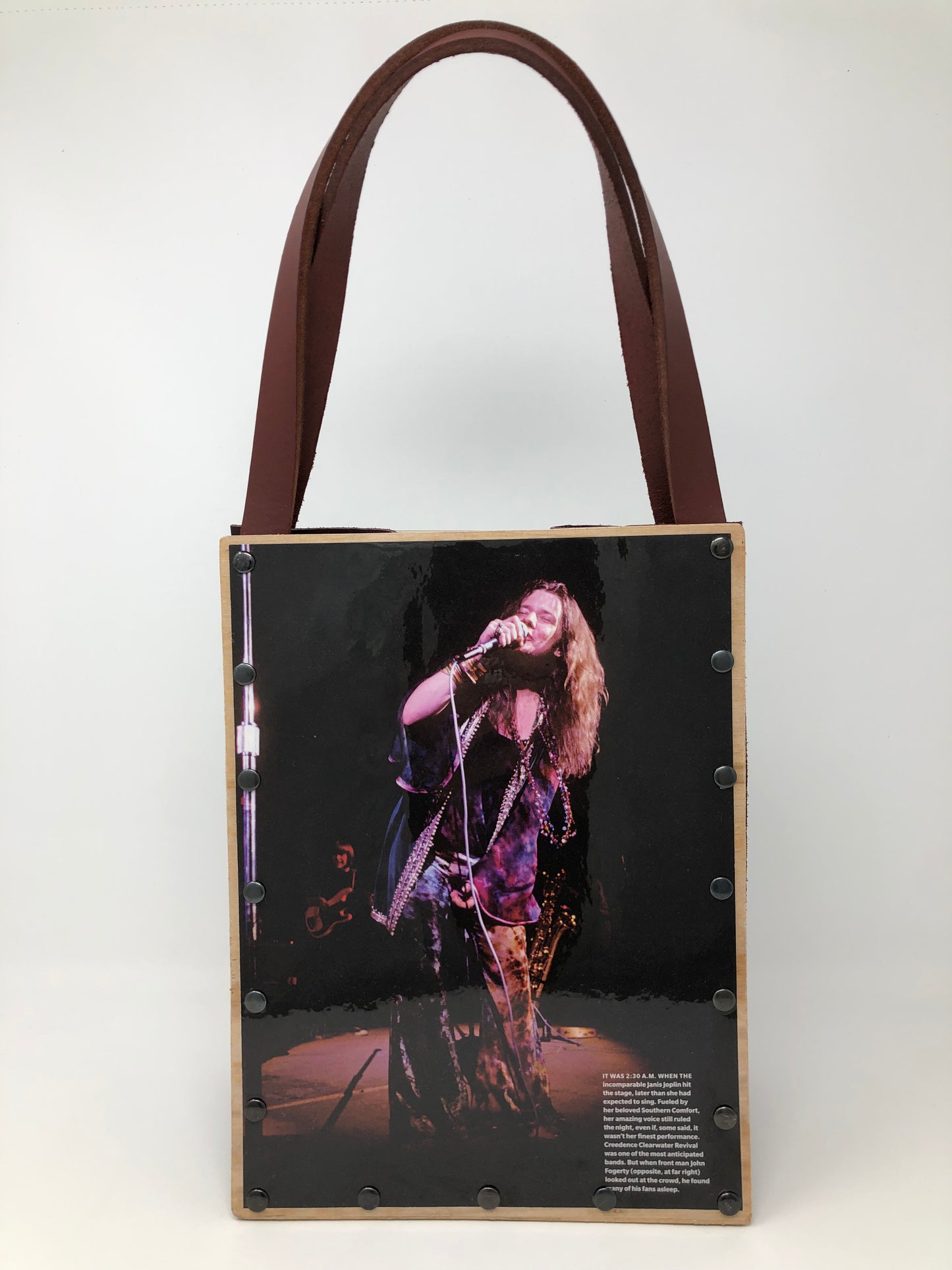 Vintage Graphics Magazine Purse - Woodstock Janis Joplin