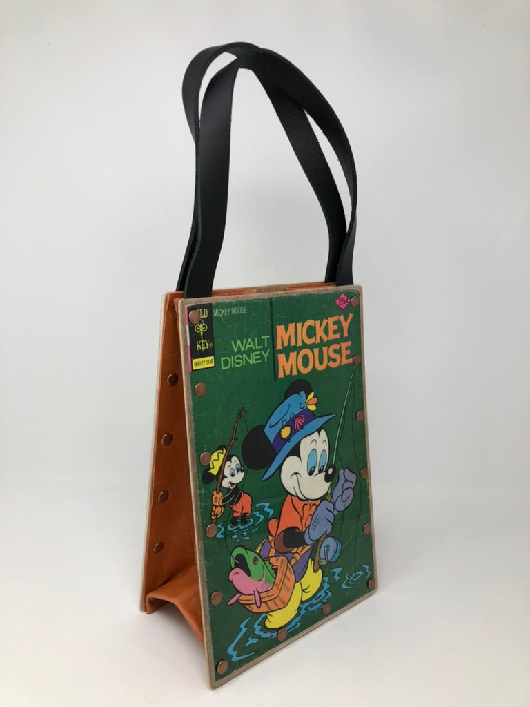 Vintage Gold Key Comic Book Purse - Disney themed Mickey Mouse June 1975
