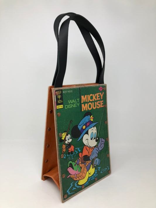 Vintage Gold Key Comic Book Purse - Disney themed Mickey Mouse June 1975