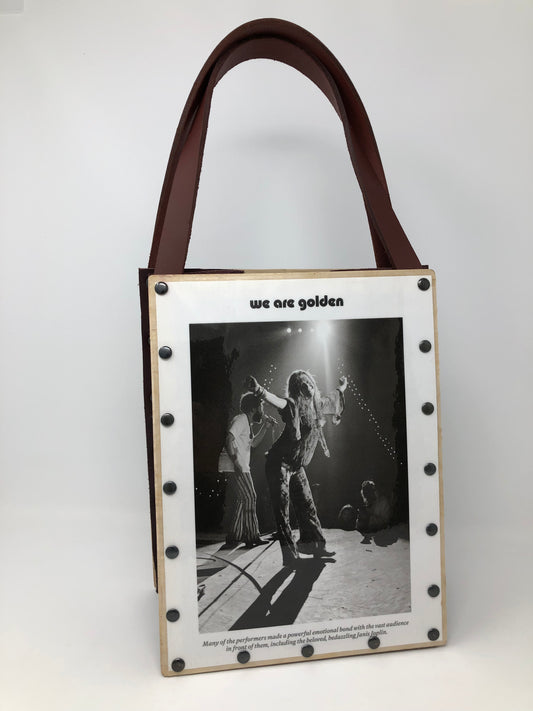 Vintage Graphics Magazine Purse - Woodstock Janis Joplin