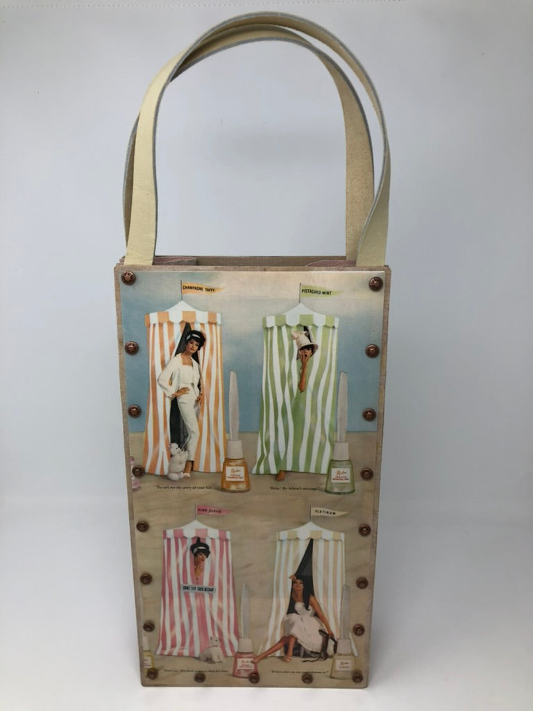 KB Vintage Wine Tote - Beach Vibes Revlon Polish 1960