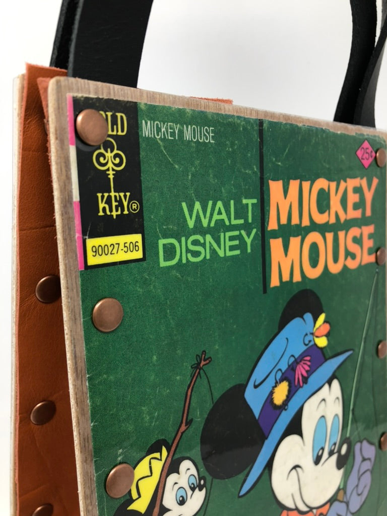 Vintage Gold Key Comic Book Purse - Disney themed Mickey Mouse June 1975