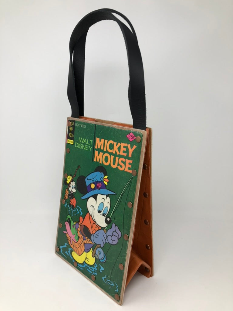 Vintage Gold Key Comic Book Purse - Disney themed Mickey Mouse June 1975