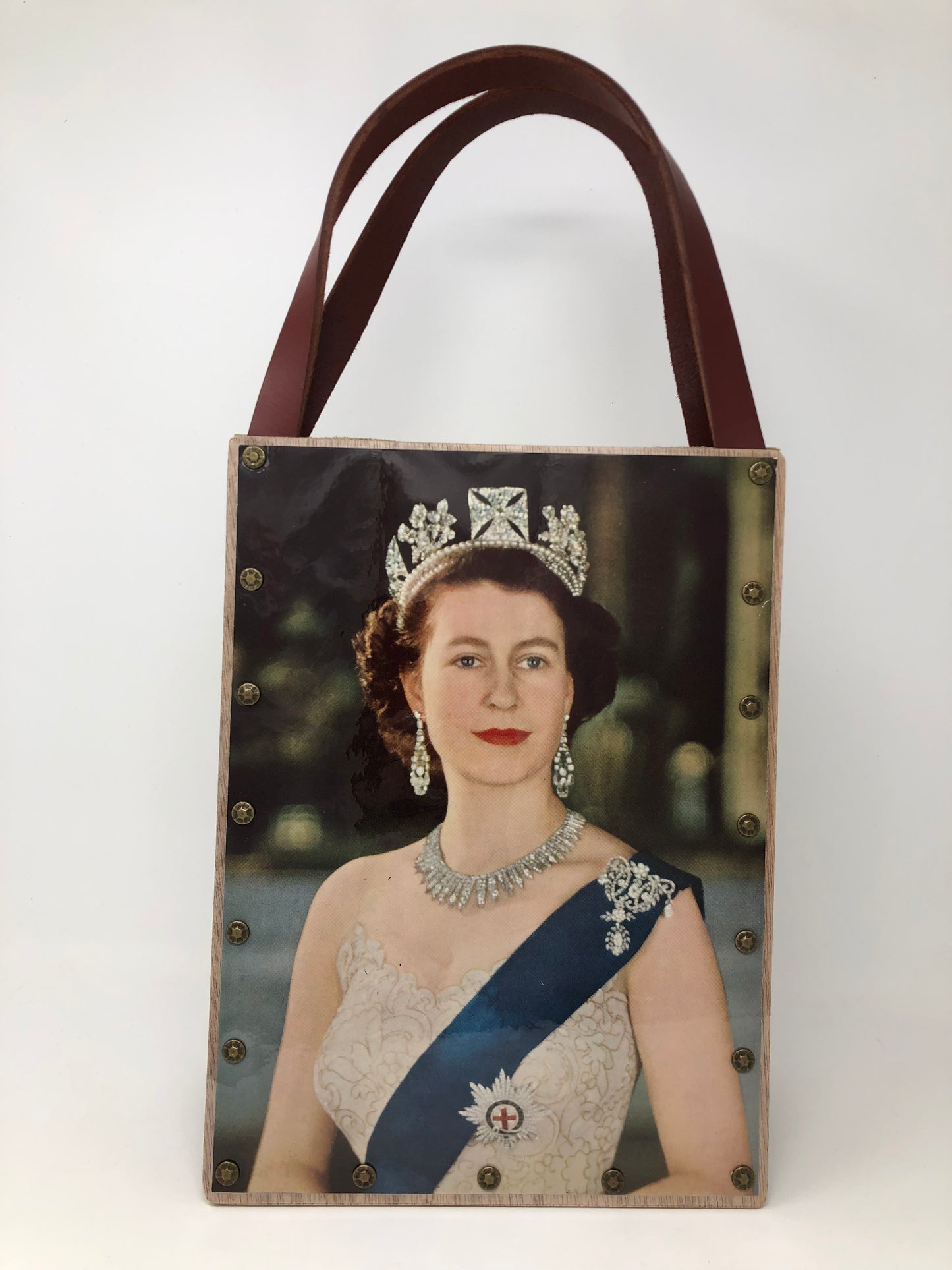 Vintage Graphics Purse - Iconic Women Vogue 1953 Queen Elizabeth ll Coronation