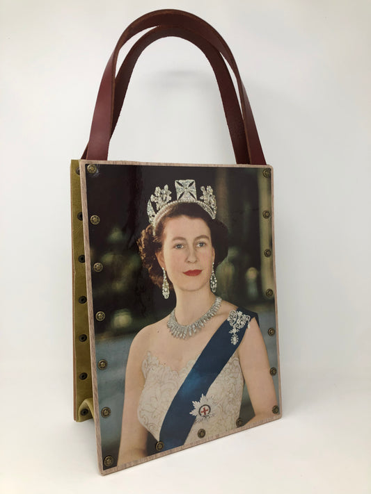 Vintage Graphics Purse - Iconic Women Vogue 1953 Queen Elizabeth ll Coronation