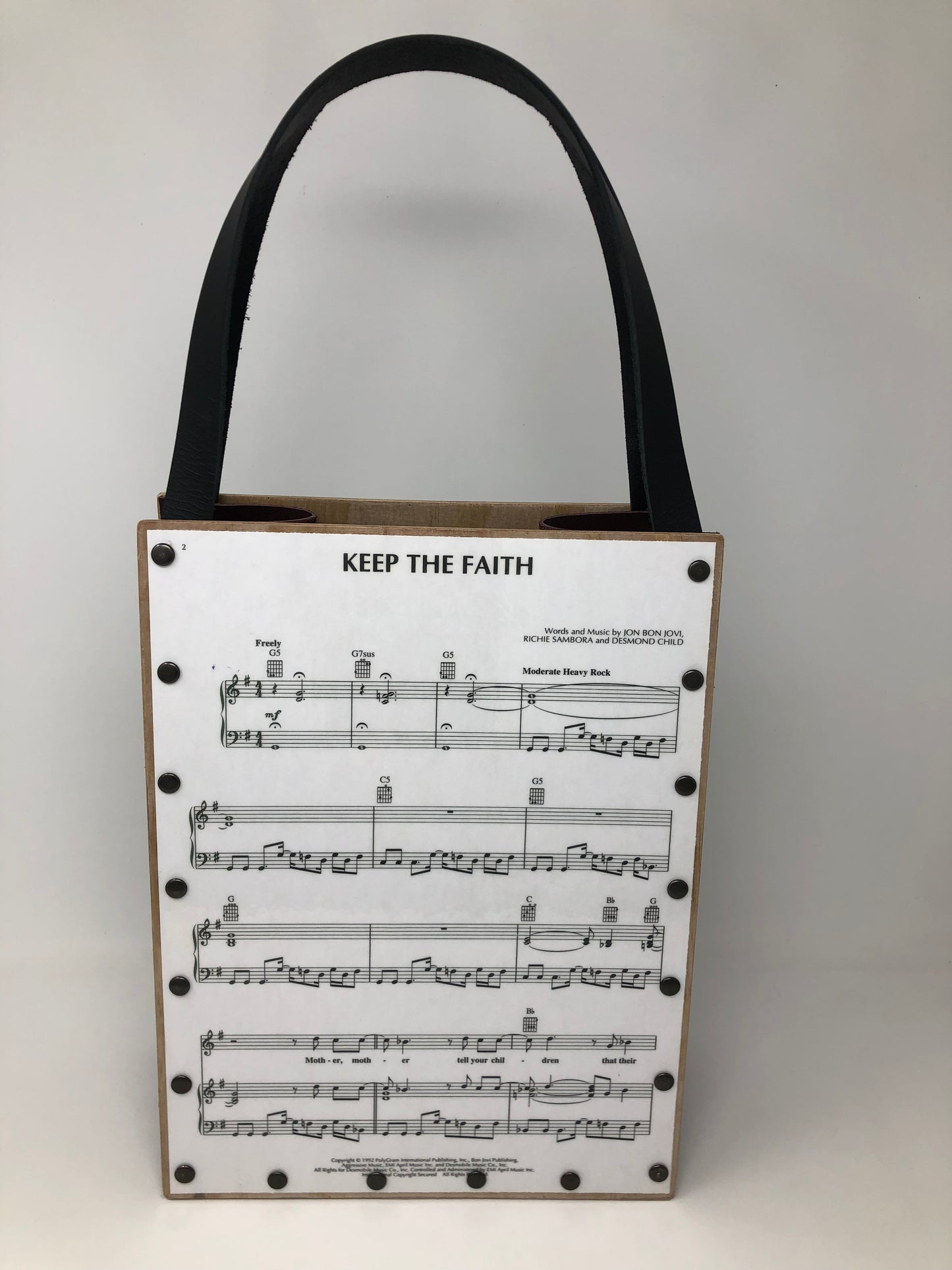 Custom KB Vintage Designs Purse - Bon Jovi