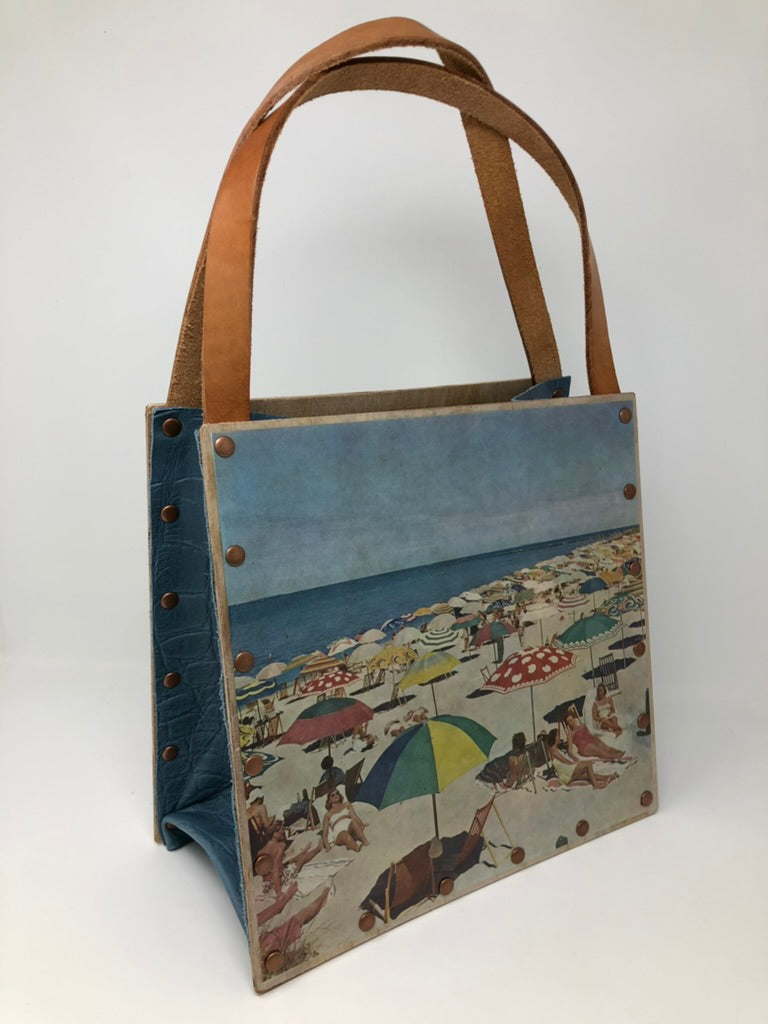 Vintage Graphics Tote Bag - Beach Vibes Holiday 1948 Beach Days
