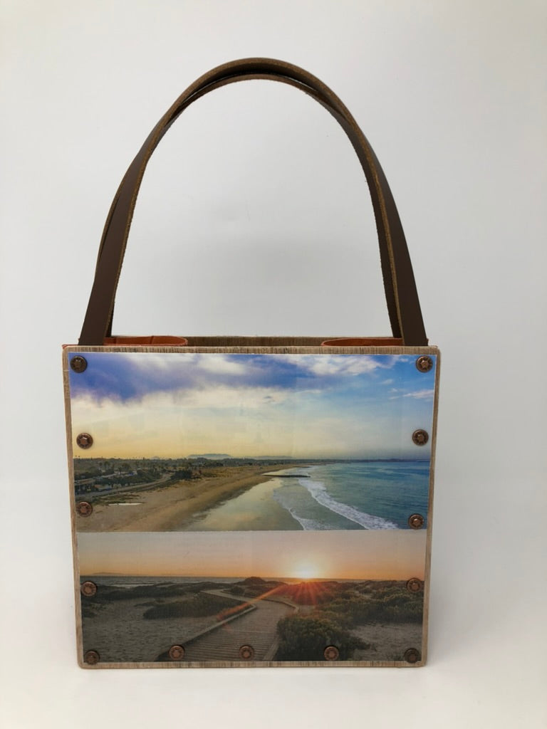 Vintage Graphics Handbag - Beach Vibes Sand Sun & Surf