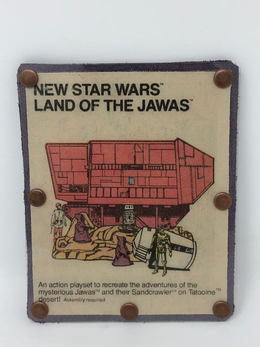 Vintage Comic Book Card Wallet -  Disney themed Star Wars Land of the Jawas