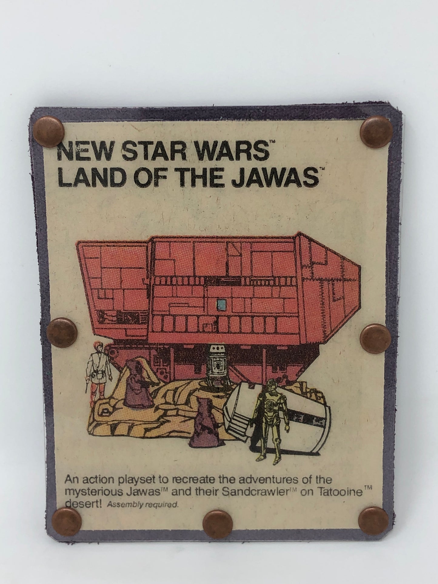 Vintage Comic Book Card Wallet -  Disney themed Star Wars Land of the Jawas