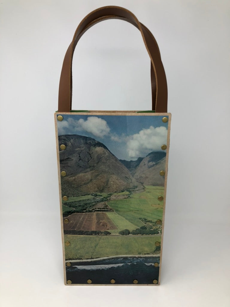 KB Vintage Wine Tote - Beach Vibes Maui 1960