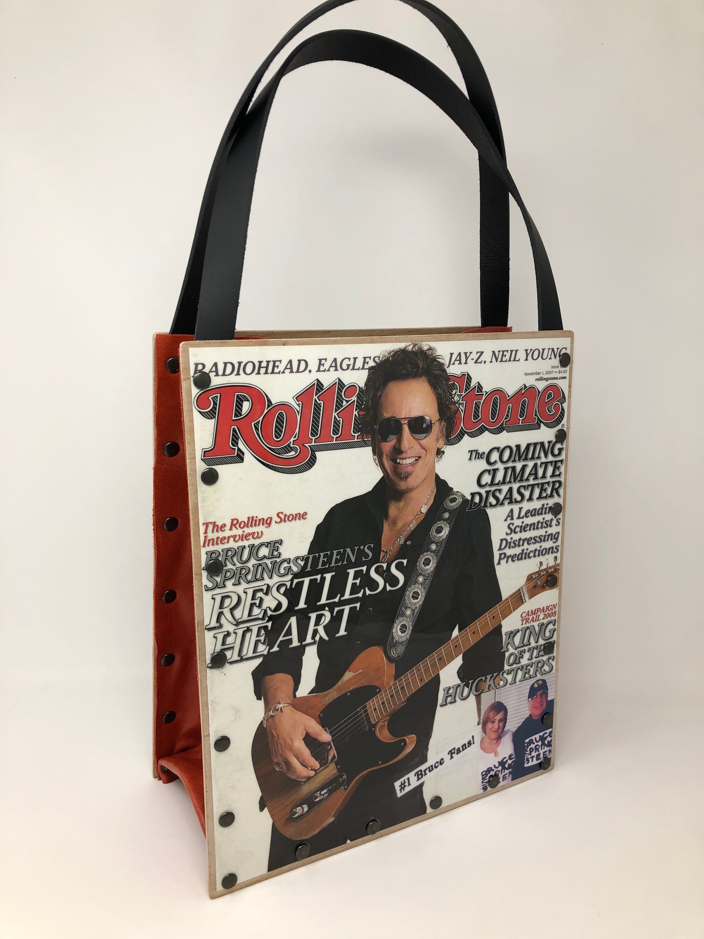 Custom KB Vintage Designs Tote - Springsteen & Grohl