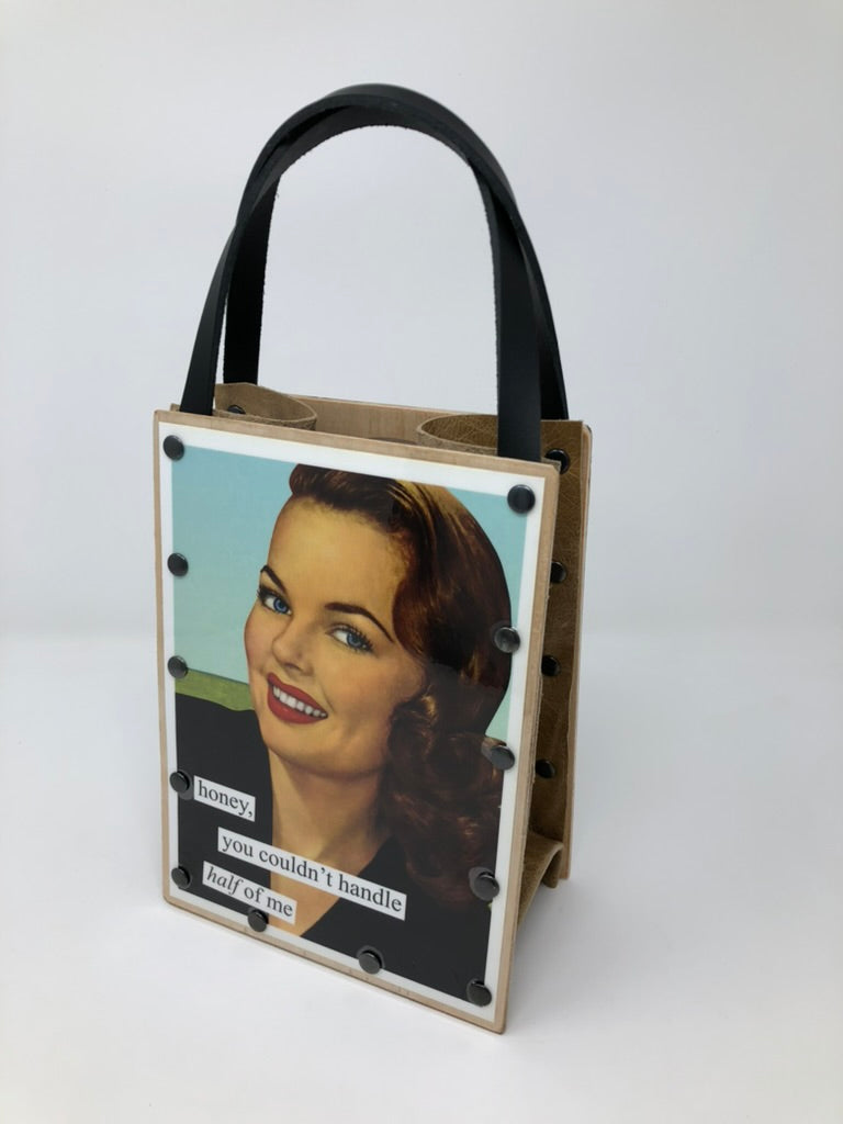 Vintage Modern Woman Handbag-Attitude