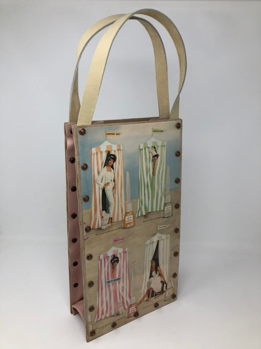 KB Vintage Wine Tote - Beach Vibes Revlon Polish 1960