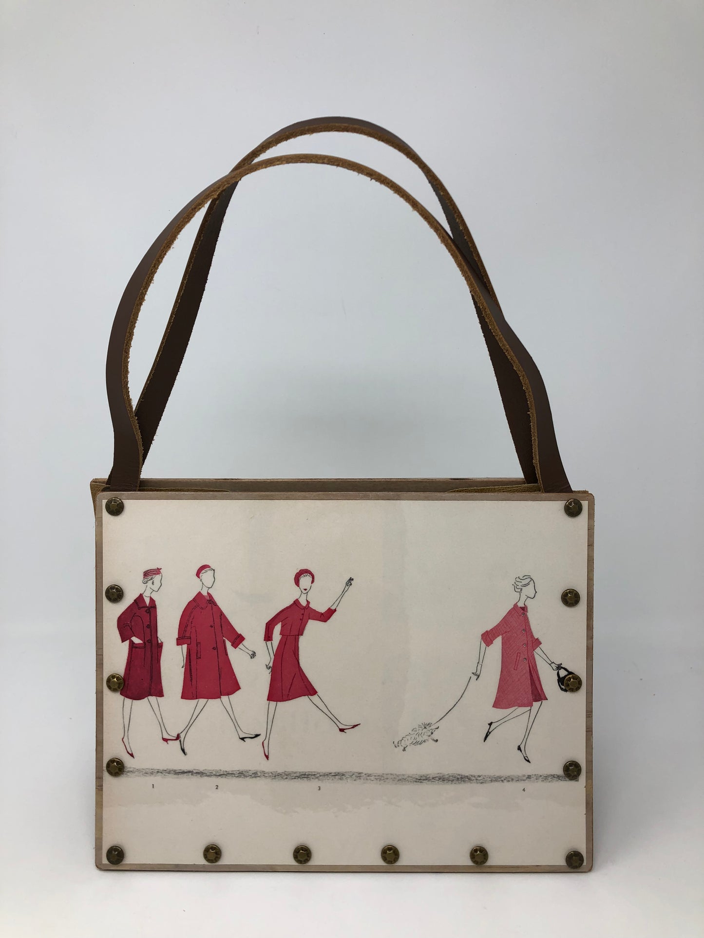 Vintage Graphics Handbag - Vogue February 1959 5th Avenue