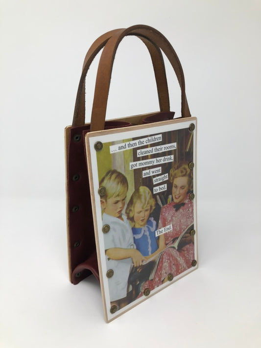 Vintage Modern Woman Handbag-Children