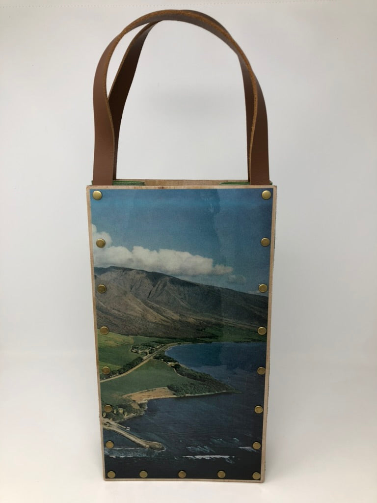 KB Vintage Wine Tote - Beach Vibes Maui 1960